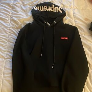 Real Supreme Hoodie Black